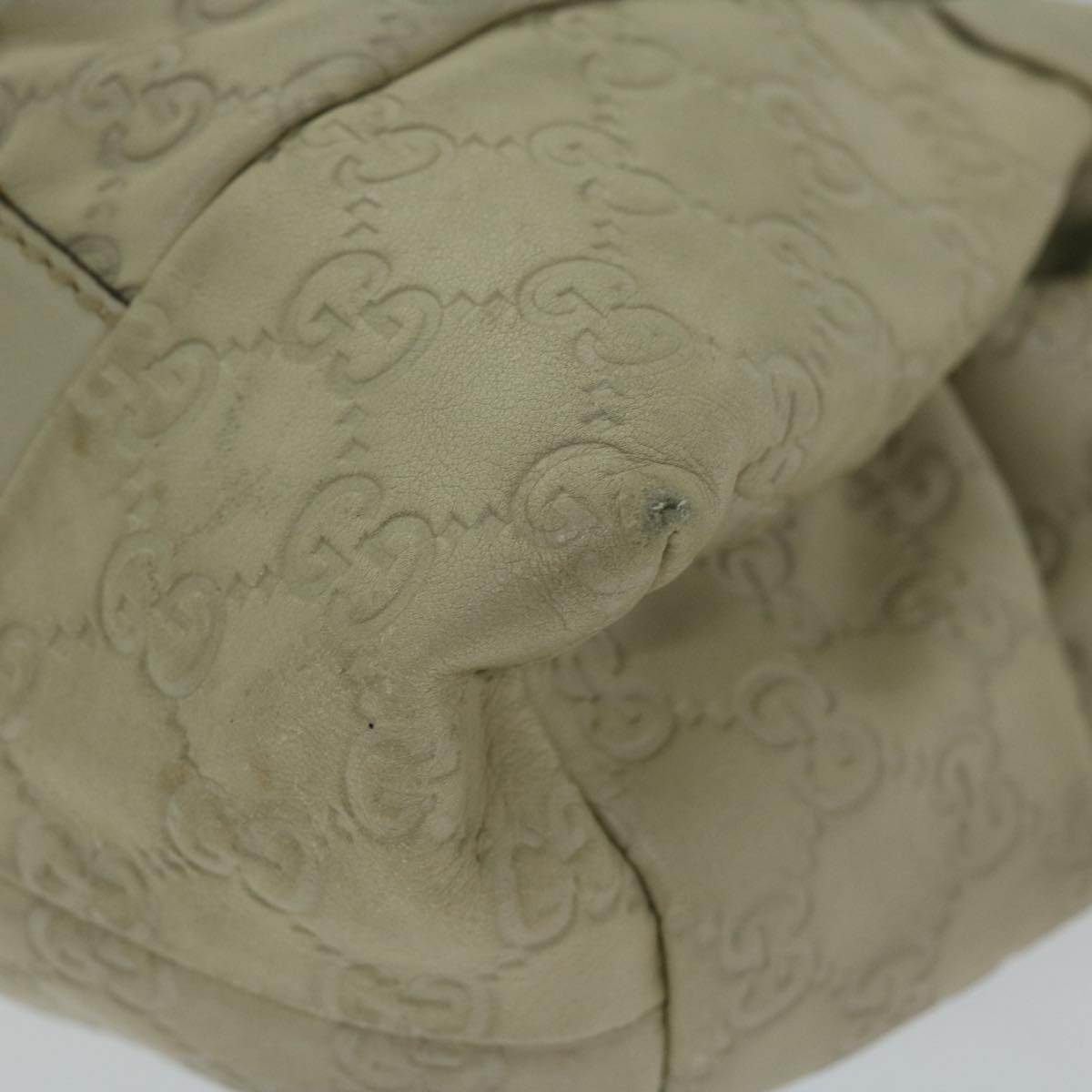 Gucci Gg Canvas Beige Canvas Handbag (Pre-Owned)