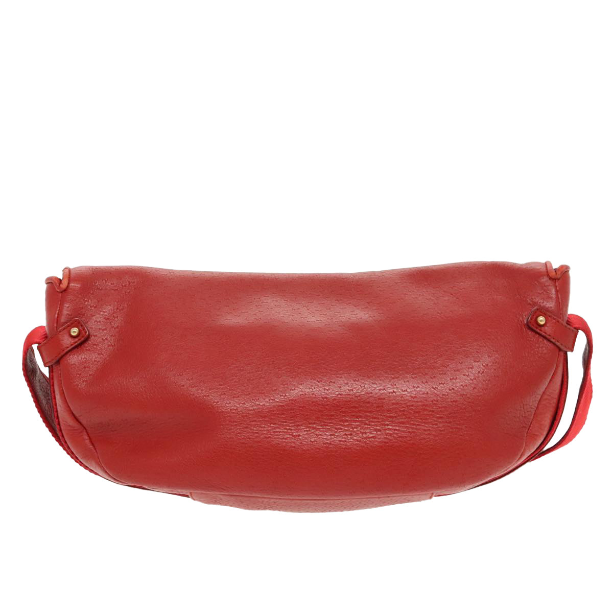 Salvatore Ferragamo Red Leather Shoulder Bag (Pre-Owned)