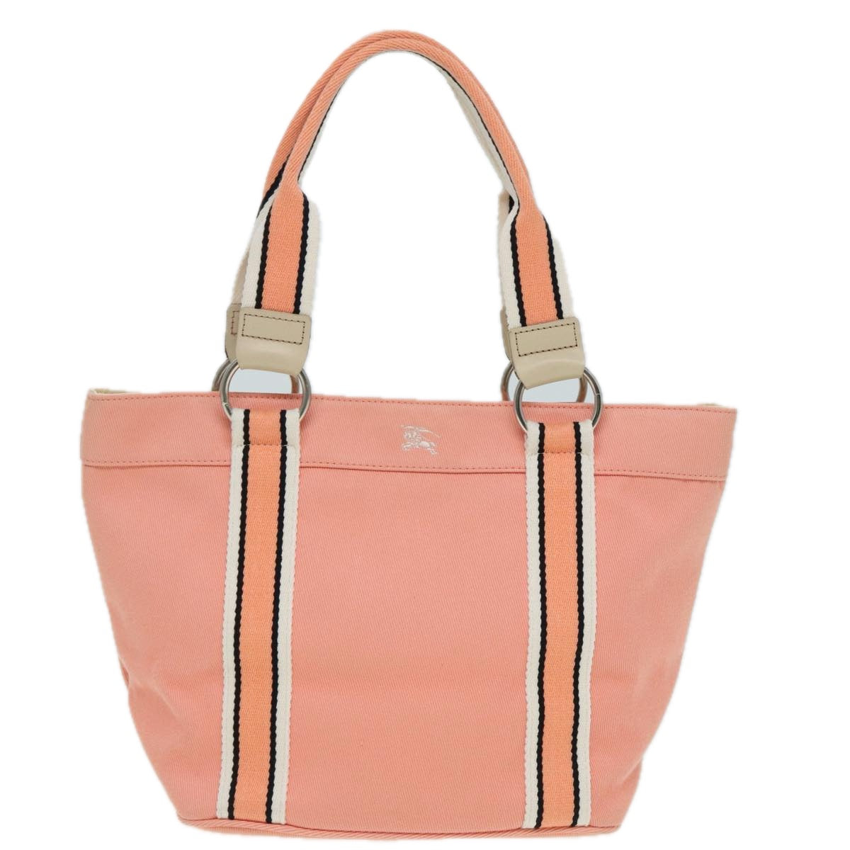 Burberry Blue Label Pink Canvas Tote Bag (Pre-Owned)