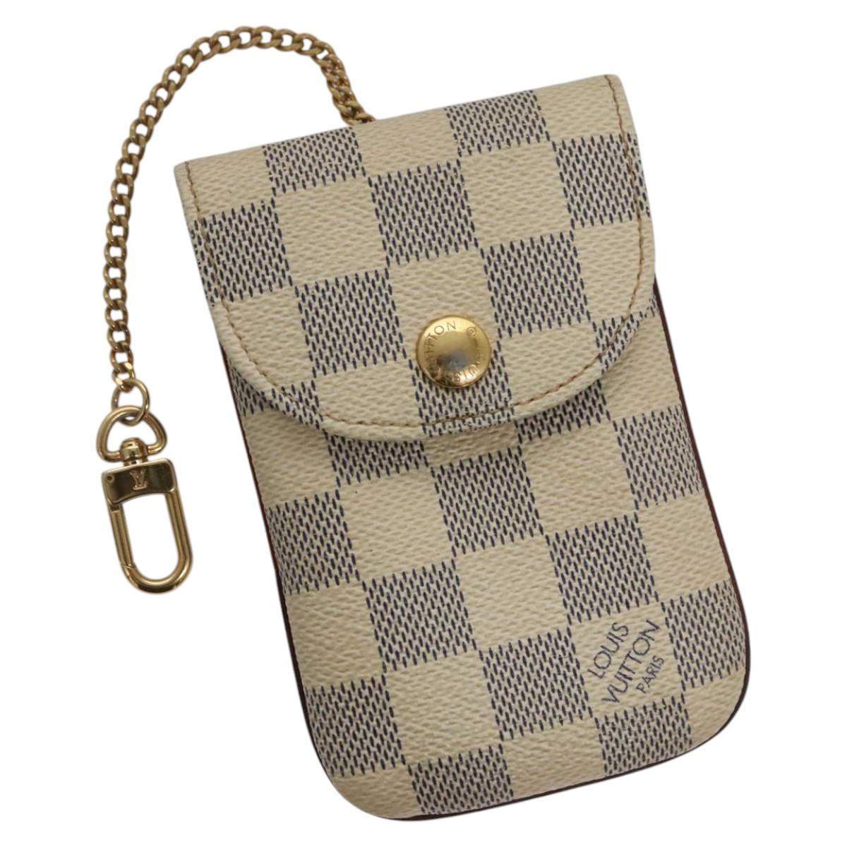 Louis Vuitton Etui Téléphone White Canvas Phone Jewelry (Pre-Owned)