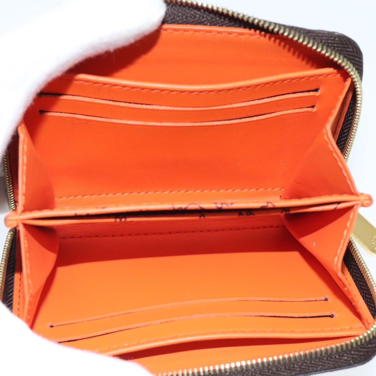 Louis Vuitton Coin Purse Brown Canvas Wallet  (Pre-Owned)