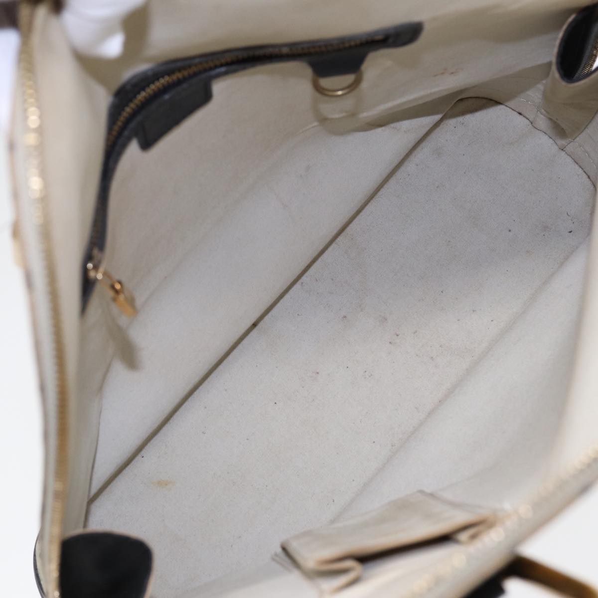 Louis Vuitton Alma Blue Canvas Handbag (Pre-Owned)