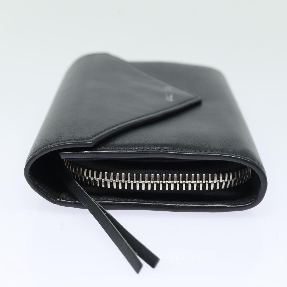 Balenciaga Papier Black Leather Wallet  (Pre-Owned)