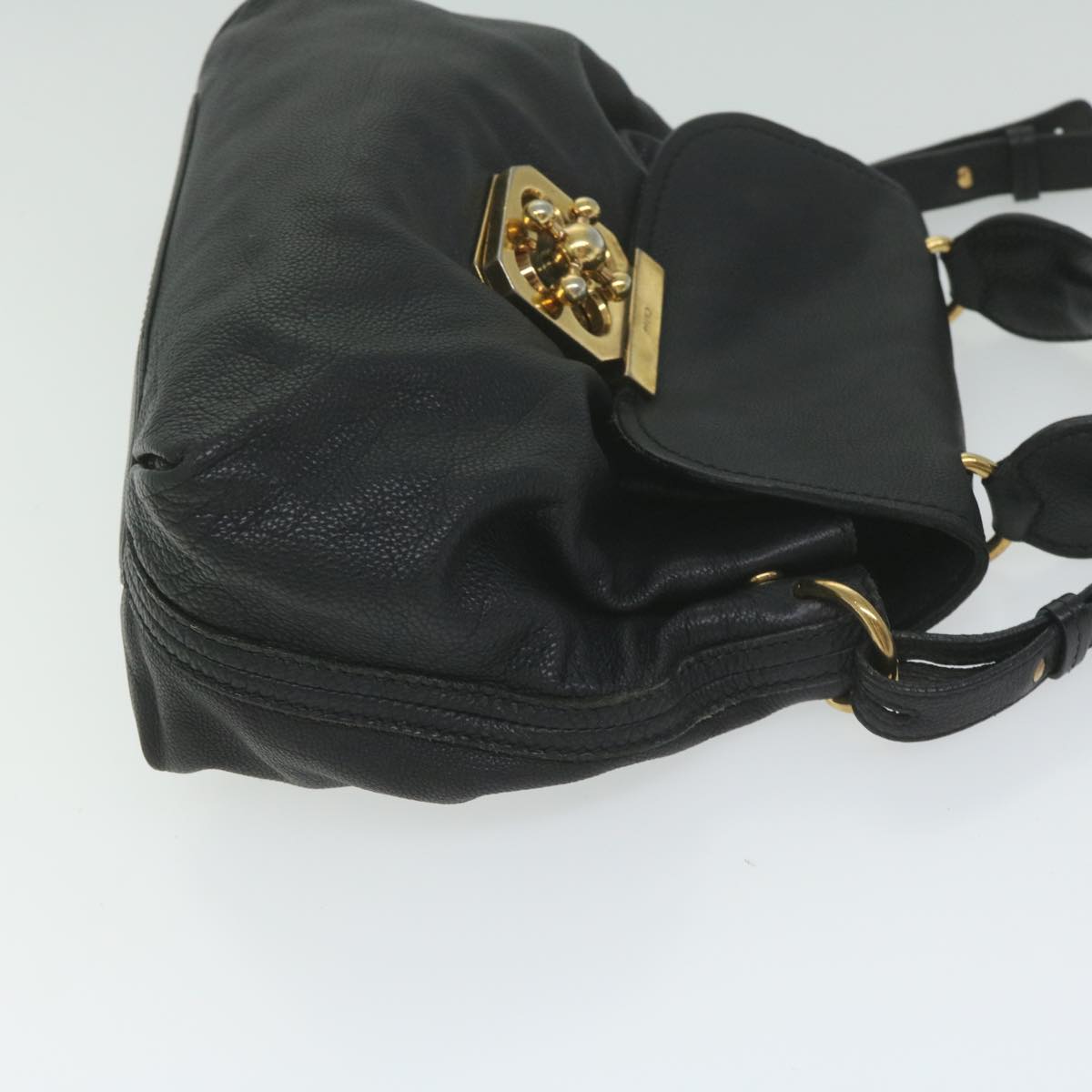Chloé Black Leather Handbag (Pre-Owned)