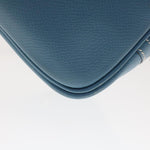 Hermès Plume Blue Leather Handbag (Pre-Owned)