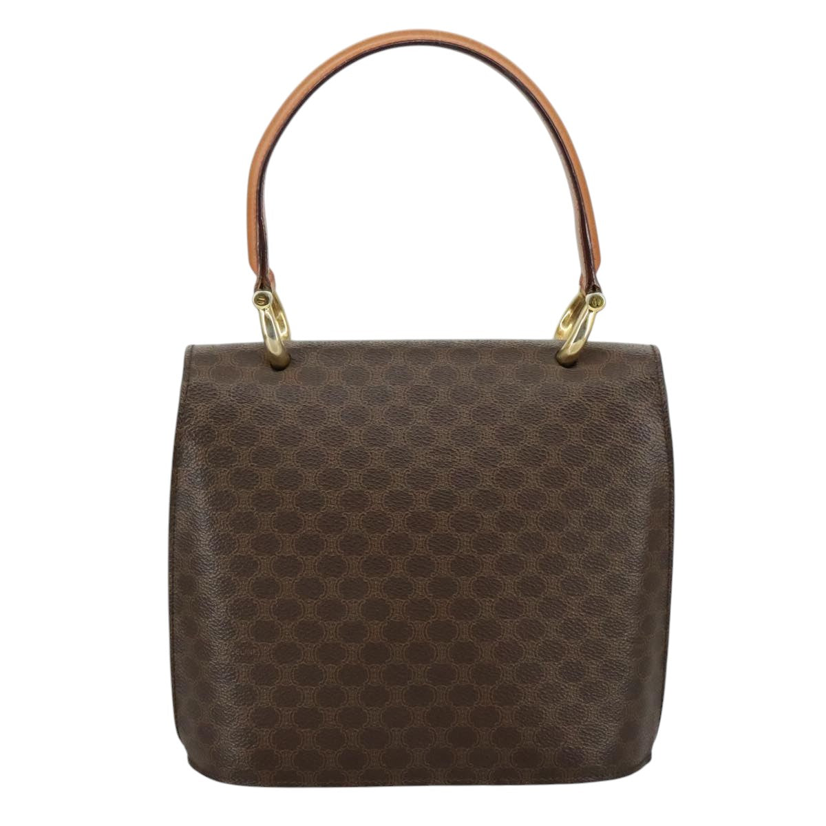 Céline Macadam Brown Canvas Handbag (Pre-Owned)