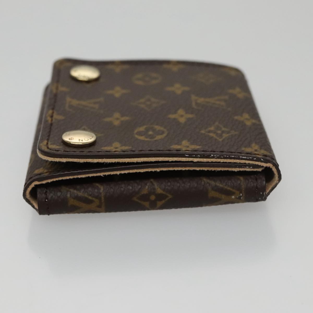 Louis Vuitton Jewelry Case Brown Canvas Wallet  (Pre-Owned)