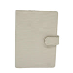 Louis Vuitton Agenda Pm White Leather Wallet  (Pre-Owned)