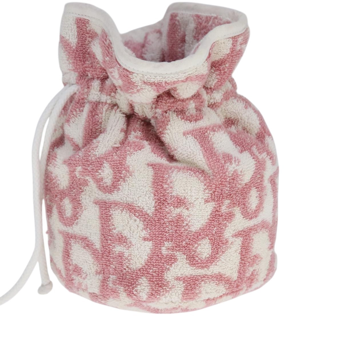 Dior Trotter Pink Cotton Clutch Bag (Pre-Owned)