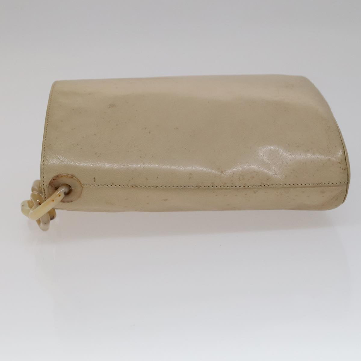 Prada Beige Leather Shoulder Bag (Pre-Owned)