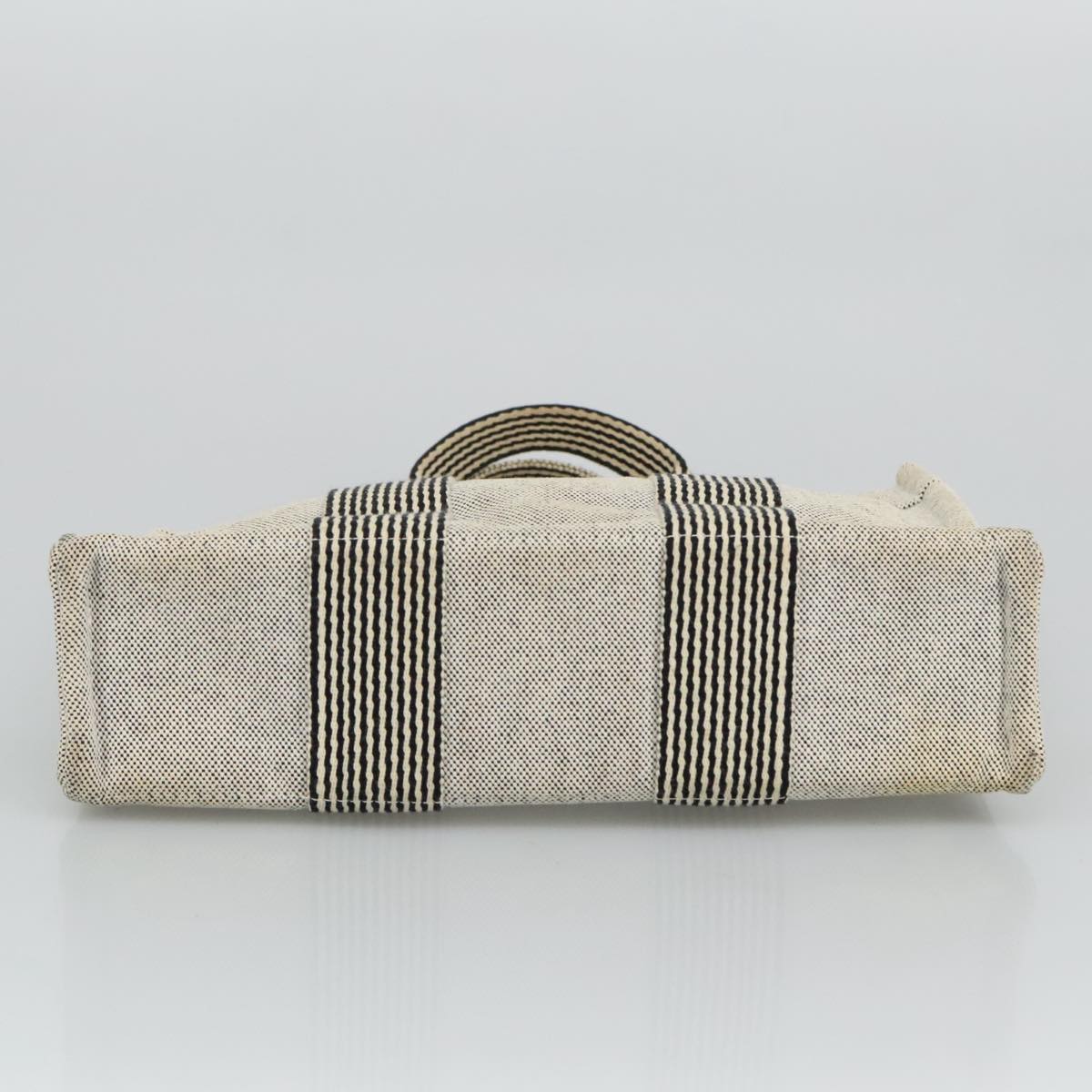 Hermès Fourre Tout Grey Canvas Tote Bag (Pre-Owned)