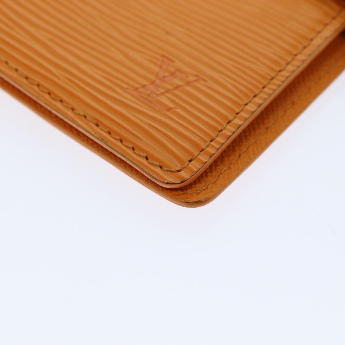 Louis Vuitton Agenda Cover Orange Leather Wallet  (Pre-Owned)