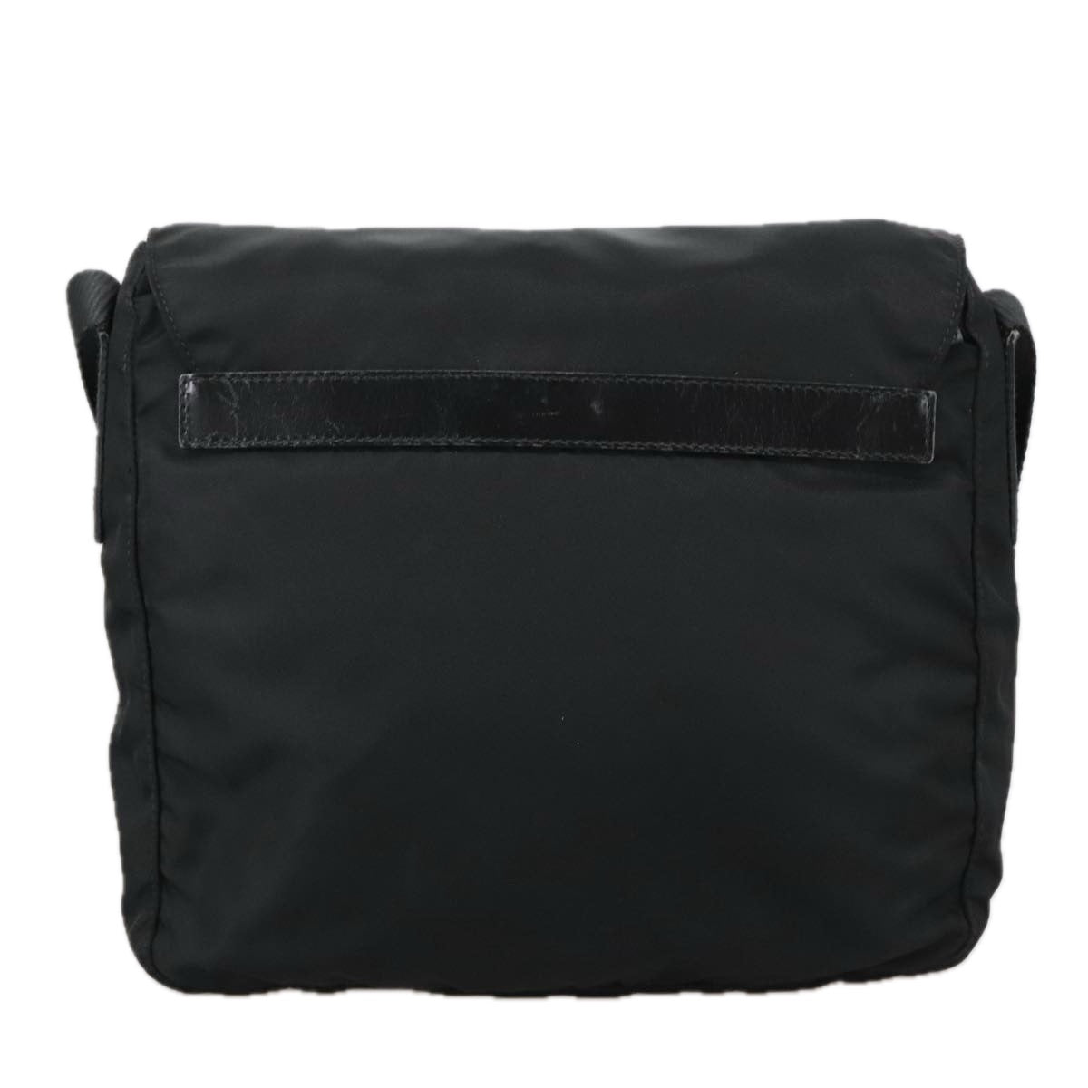 Prada Re-Nylon Black Synthetic Shoulder Bag (Pre-Owned)