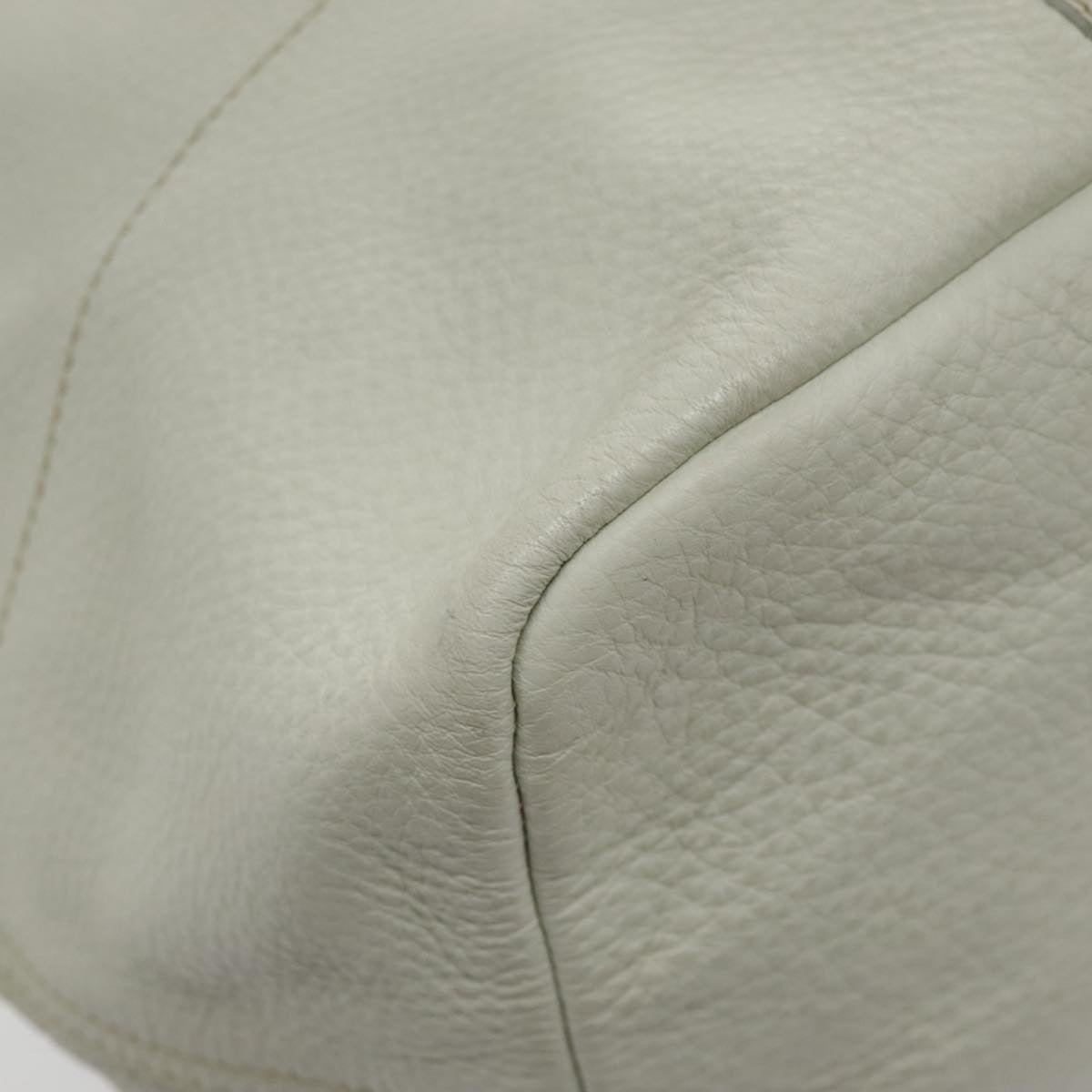 Prada White Leather Handbag (Pre-Owned)