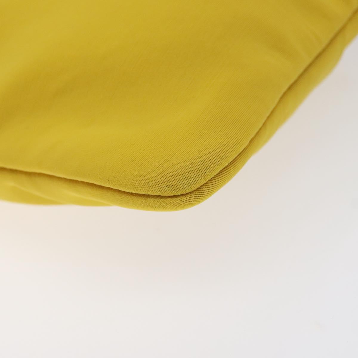 Hermès Neobain Yellow Nylon Clutch Bag (Pre-Owned)
