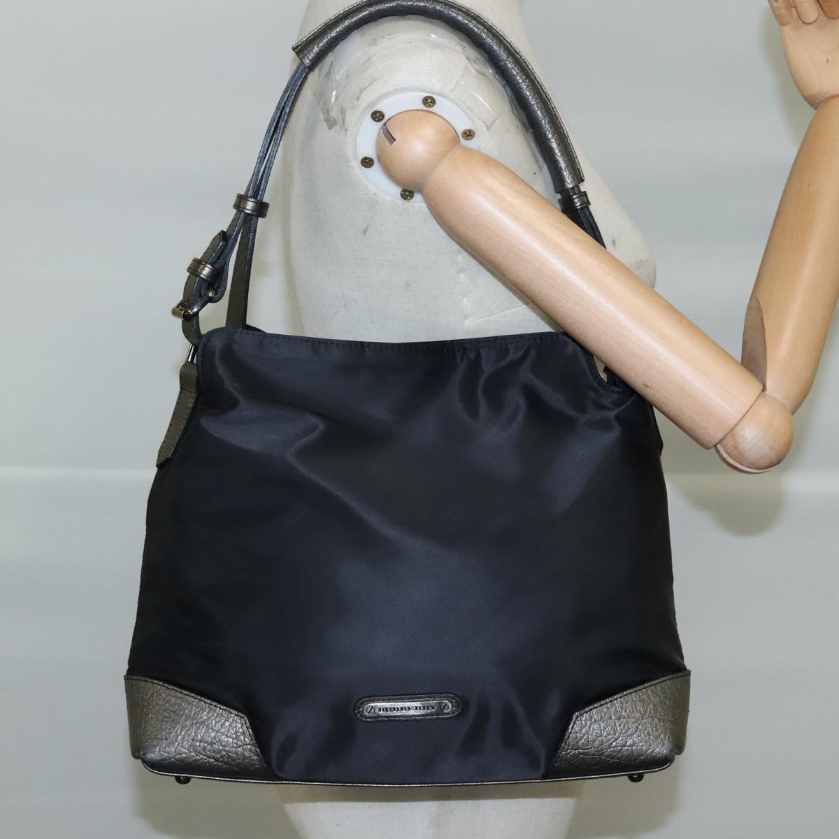 Burberry Black Synthetic Shoulder Bag (Pre-Owned)