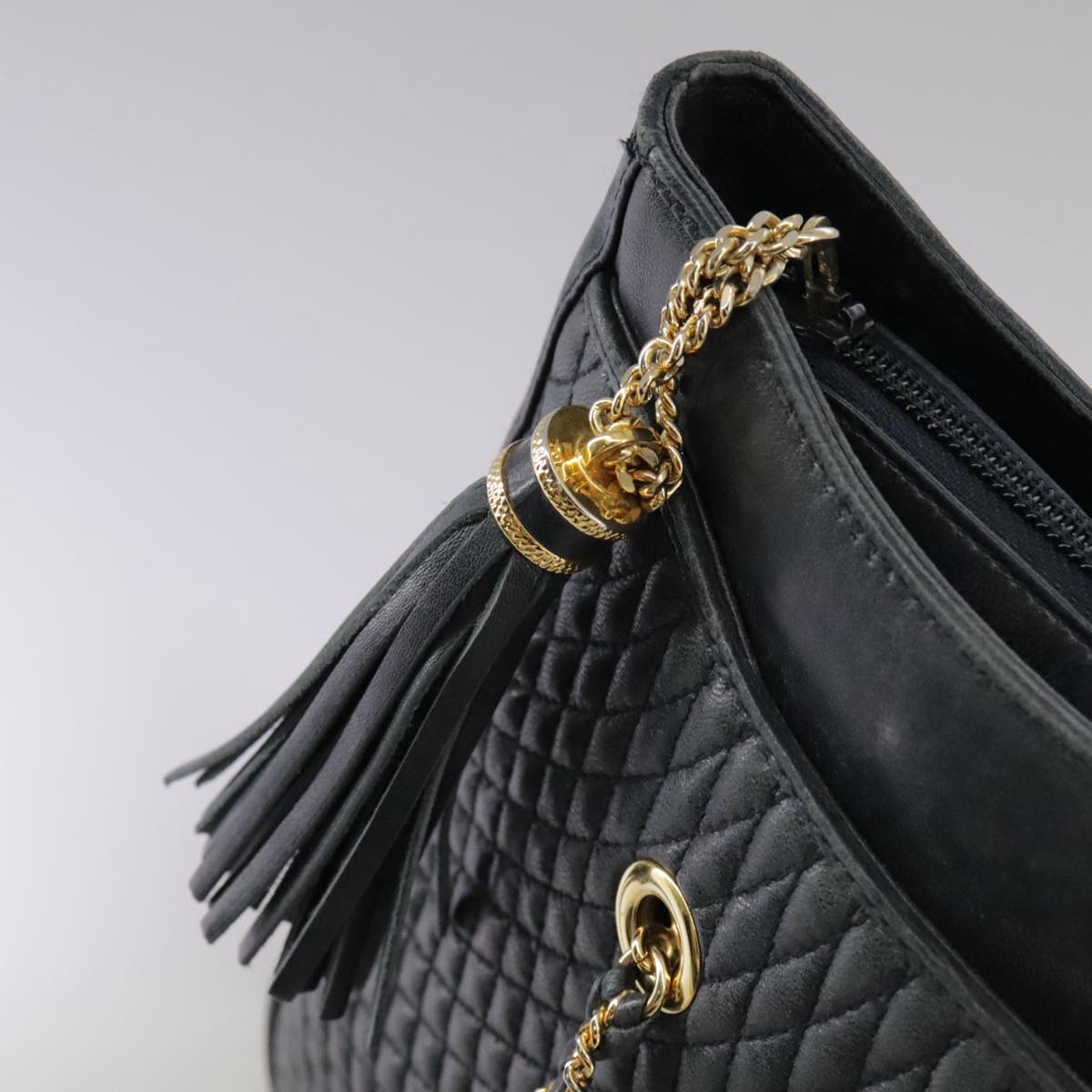 Bally Black Leather Tote Bag (Pre-Owned)