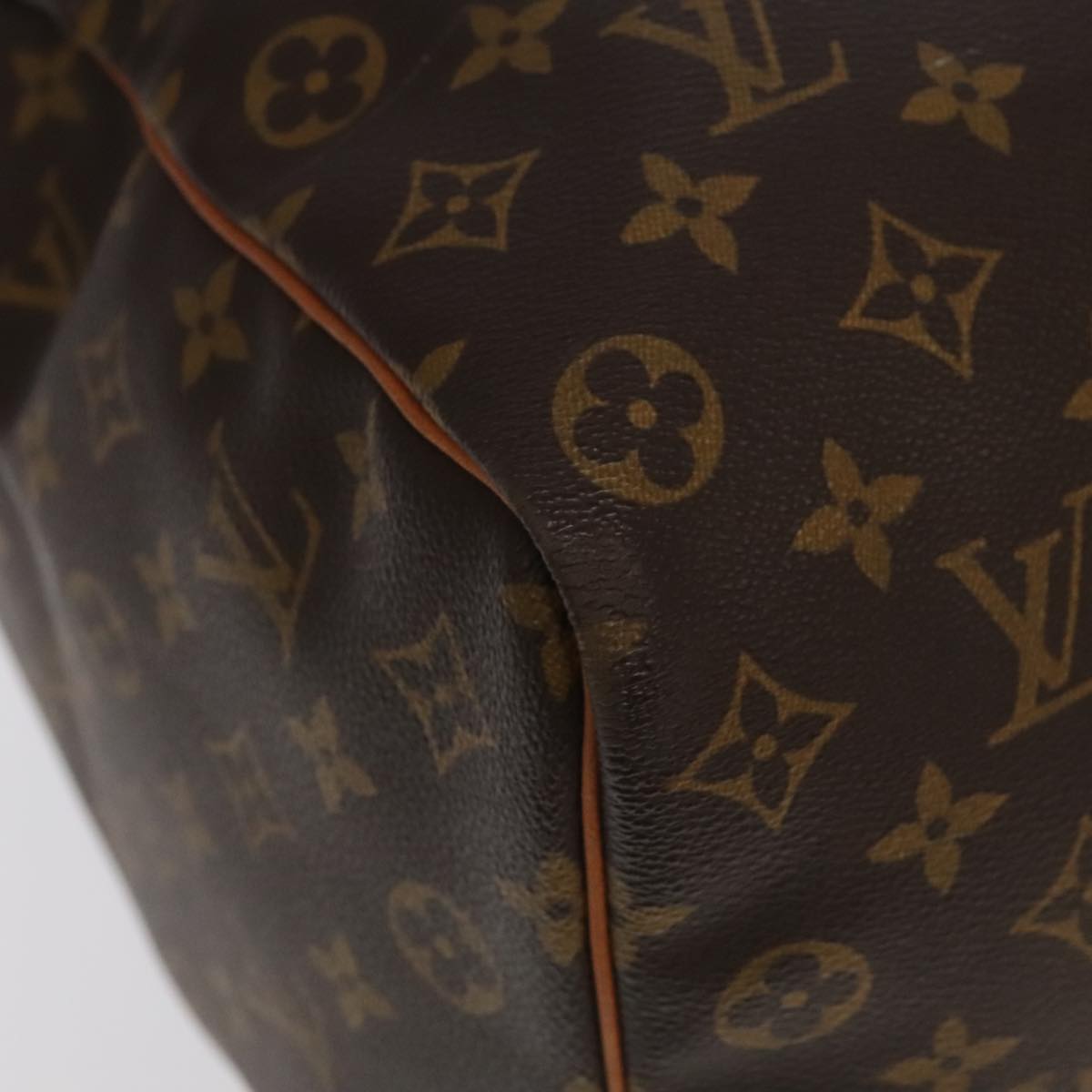 Louis Vuitton Keepall 50 Brown Canvas Travel Bag (Pre-Owned)