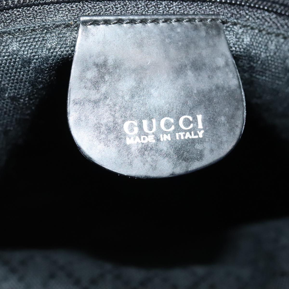 Gucci Bamboo Black Synthetic Handbag (Pre-Owned)