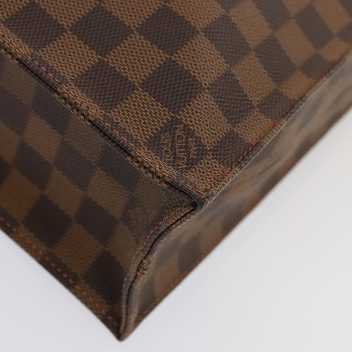 Louis Vuitton Sac Plat Brown Canvas Handbag (Pre-Owned)