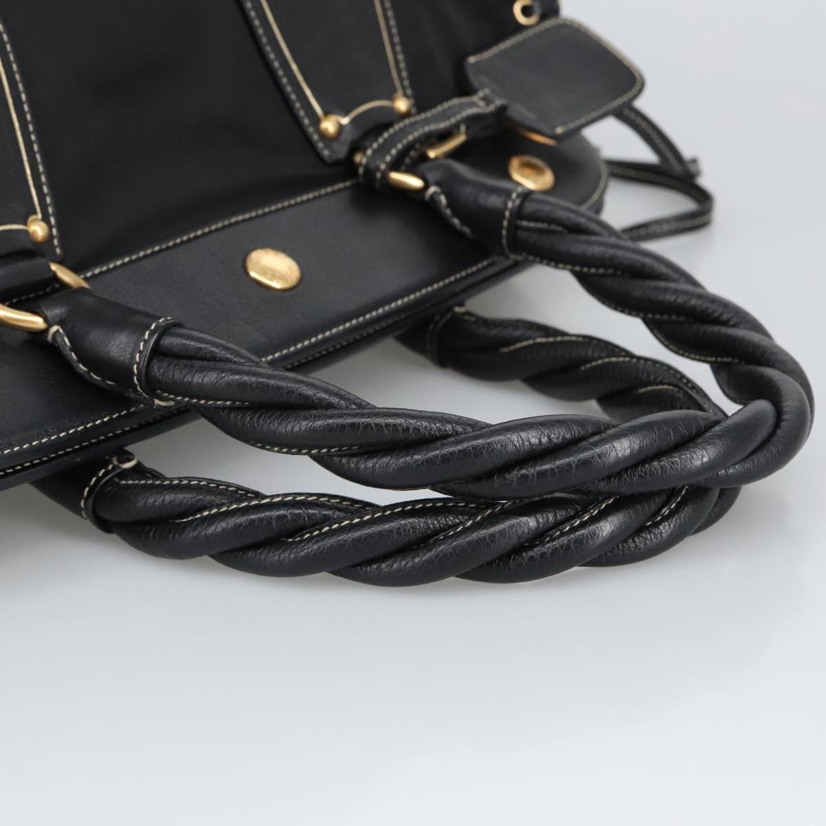 Prada Black Synthetic Handbag (Pre-Owned)