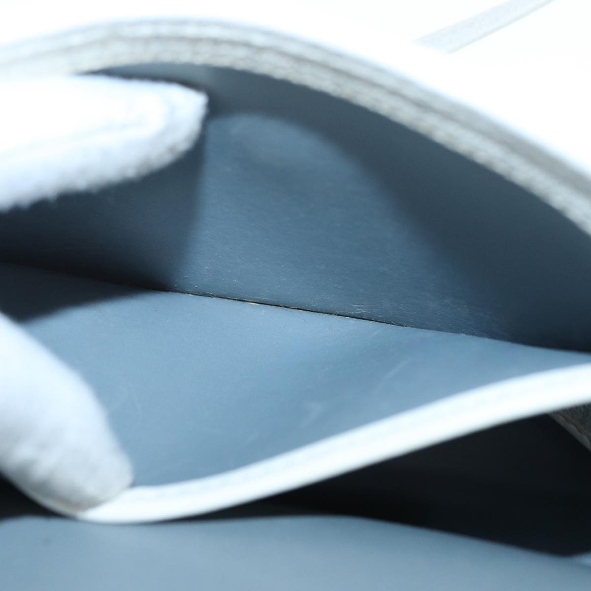 Dior Honeycomb White Canvas Shoulder Bag (Pre-Owned)