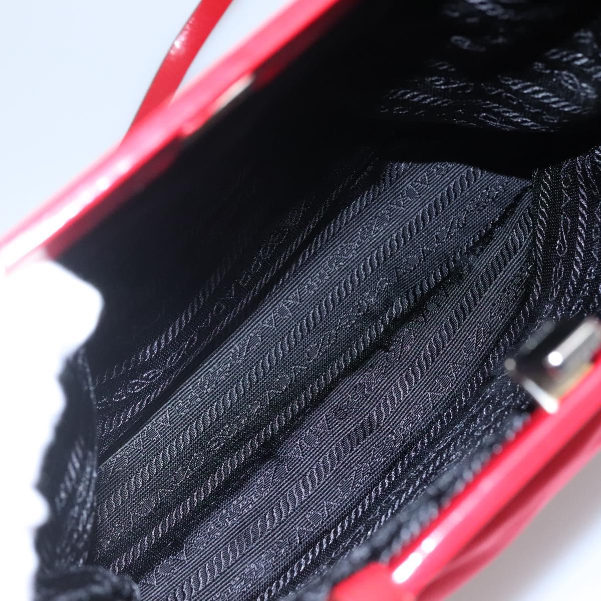 Prada Red Synthetic Shoulder Bag (Pre-Owned)