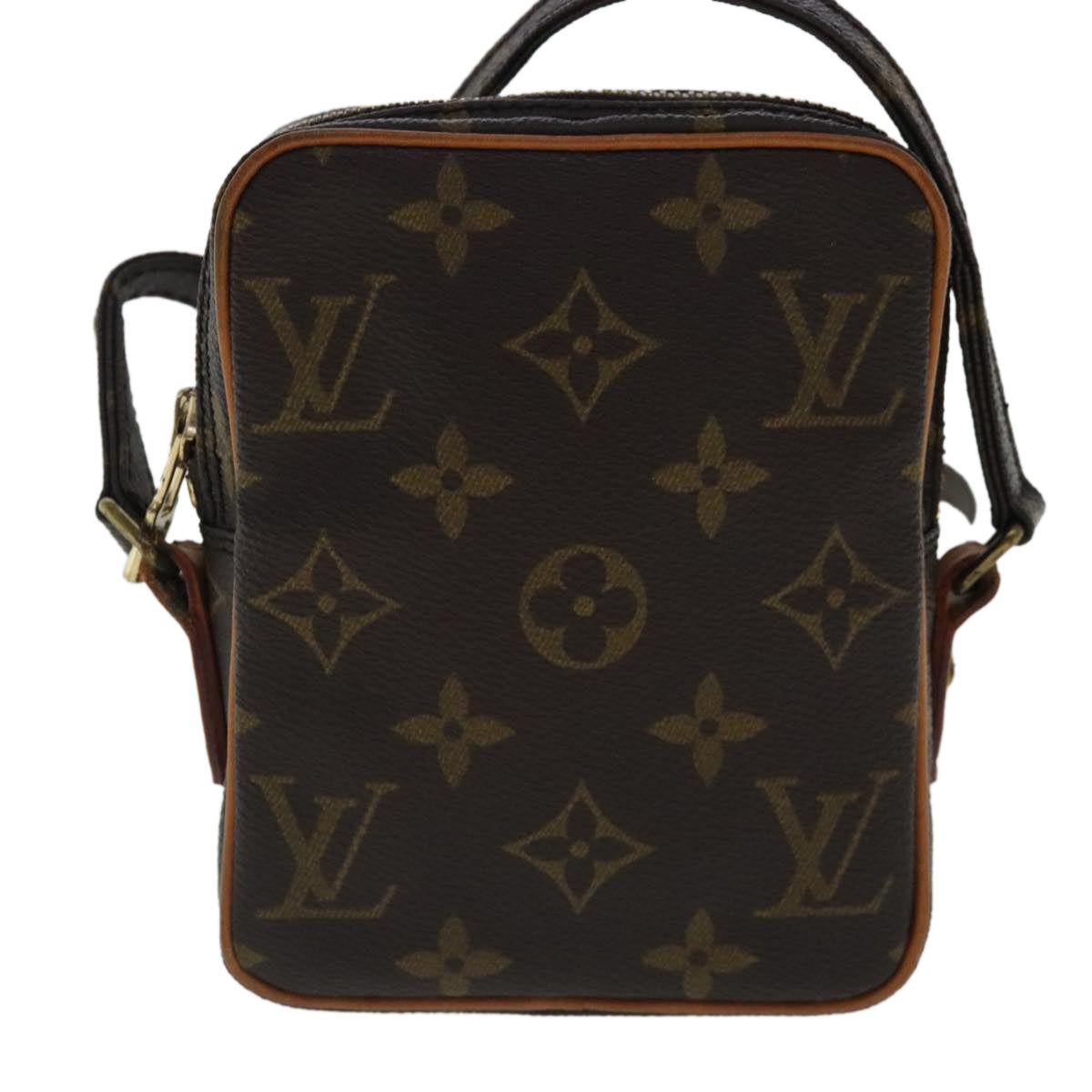 Louis Vuitton Danube Brown Canvas Clutch Bag (Pre-Owned)