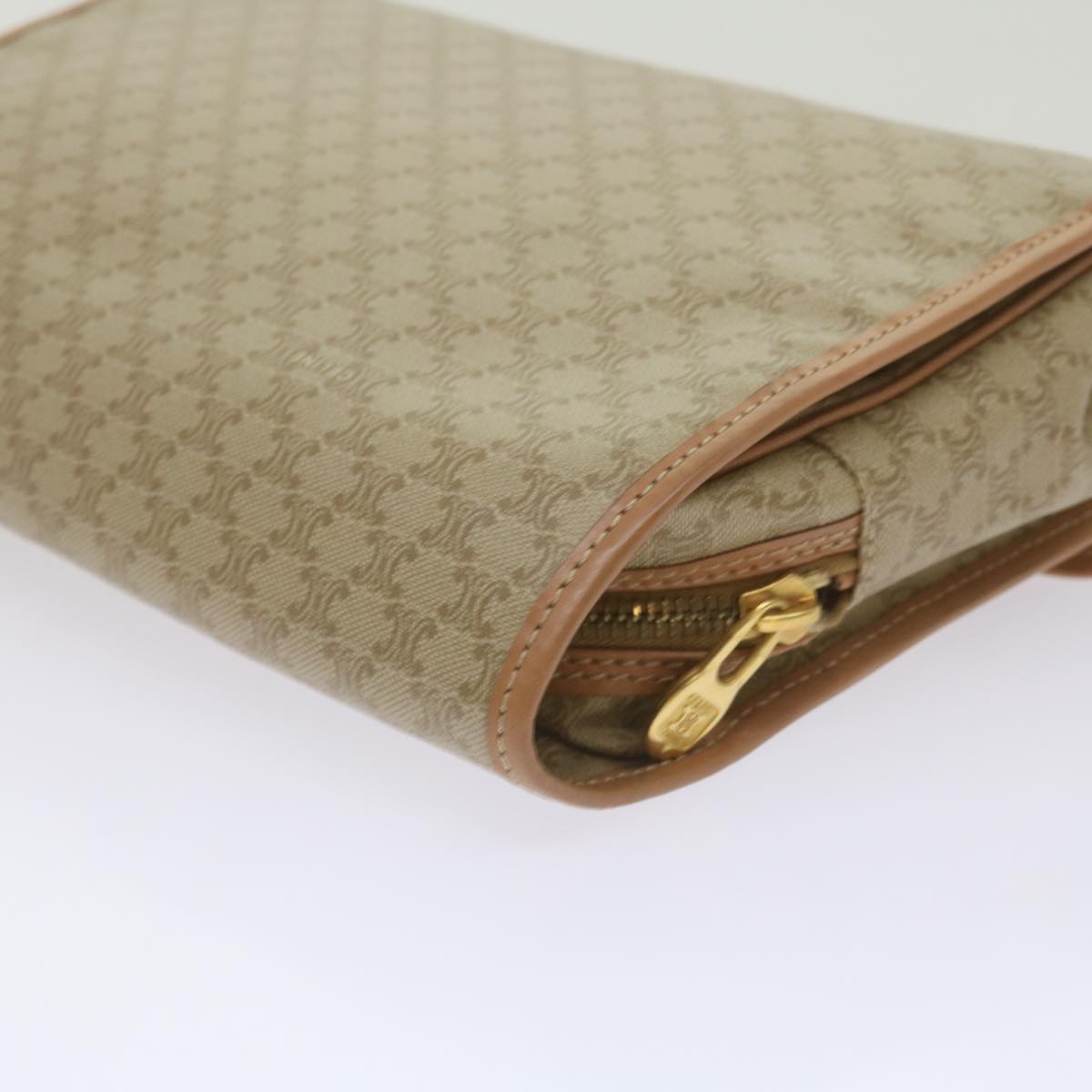 Céline Beige Canvas Clutch Bag (Pre-Owned)