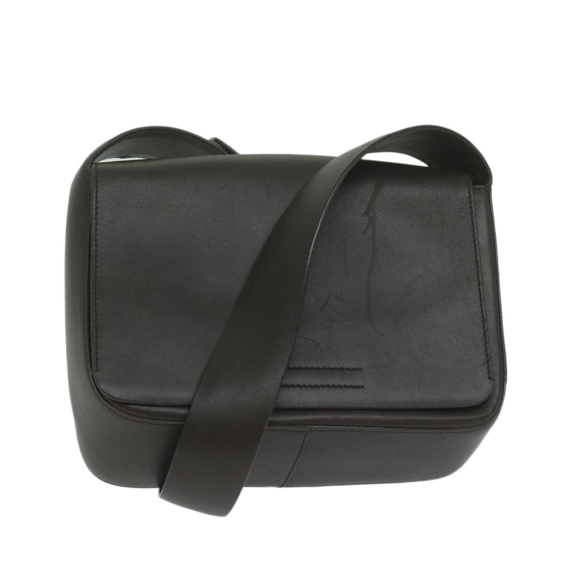 Prada Brown Leather Shoulder Bag (Pre-Owned)