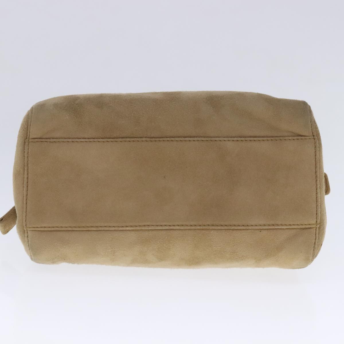 Prada Beige Suede Shoulder Bag (Pre-Owned)
