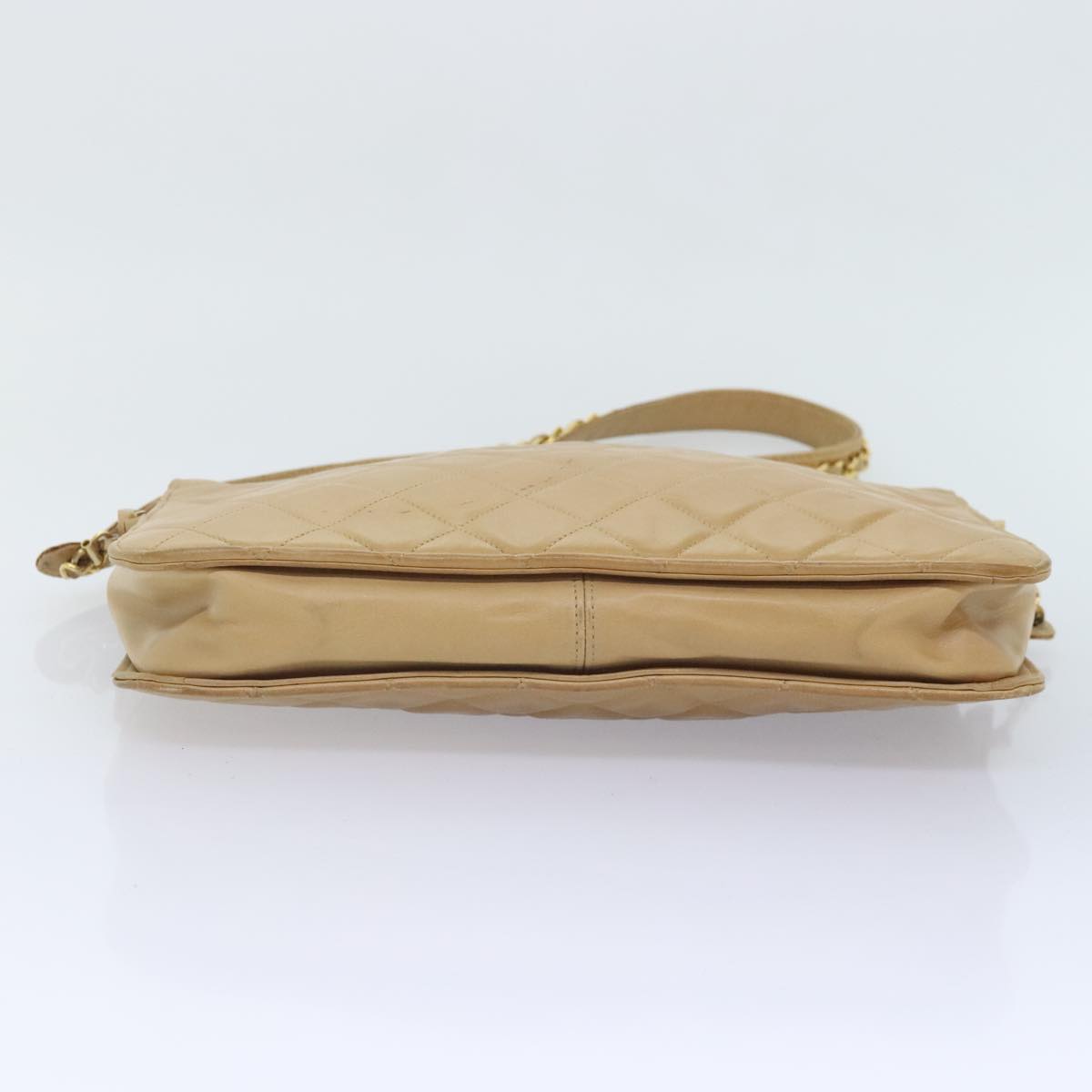 Chanel Camera Beige Leather Shoulder Bag (Pre-Owned)