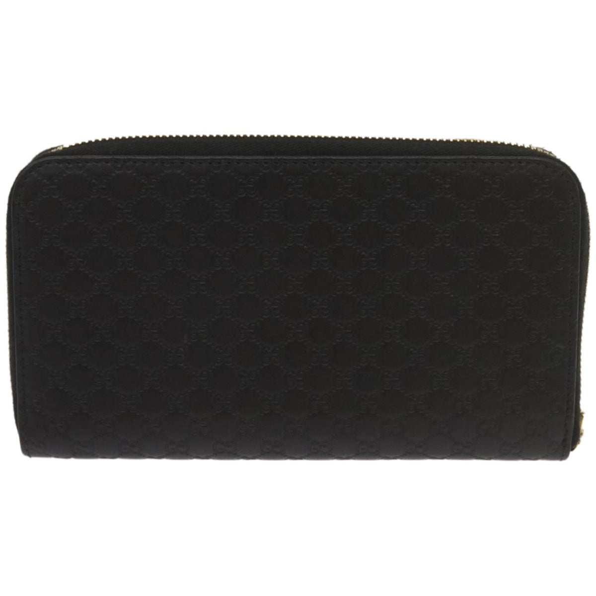 Gucci Guccissima Black Leather Wallet  (Pre-Owned)