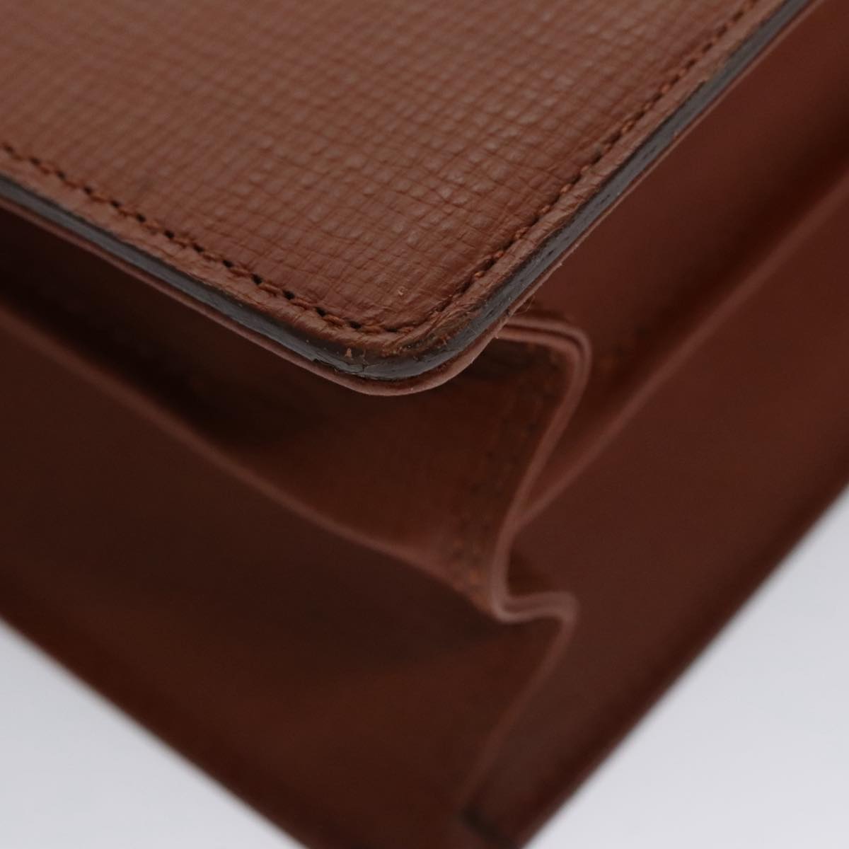Burberry Brown Leather Briefcase Bag (Pre-Owned)