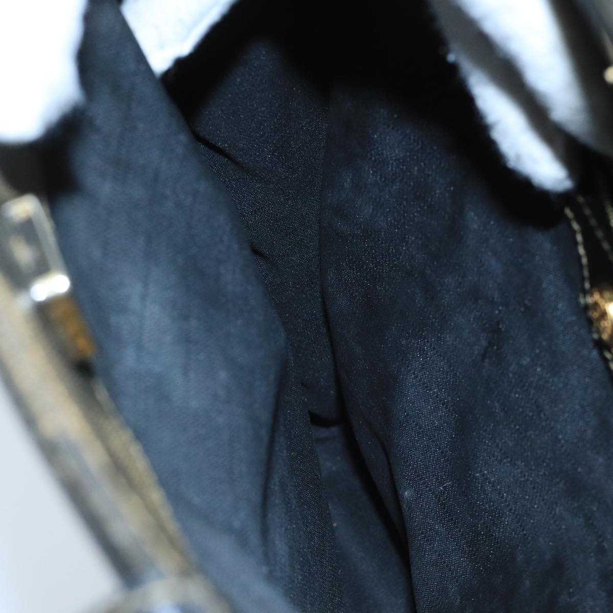 Fendi Pequin Brown Canvas Handbag (Pre-Owned)