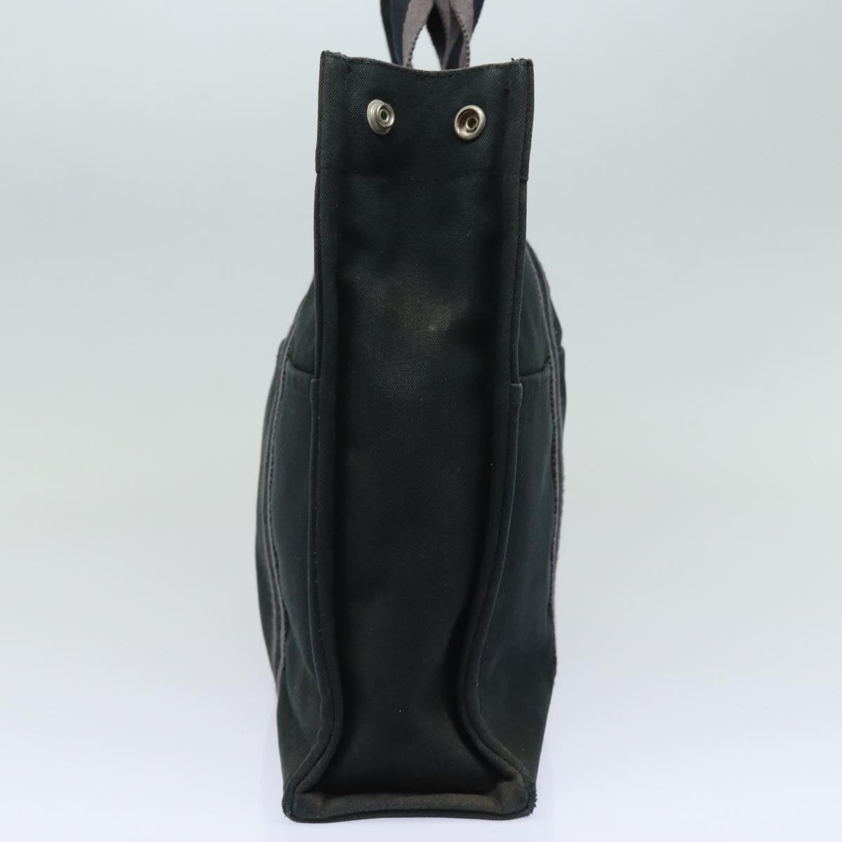 Hermès Fourre Tout Black Canvas Tote Bag (Pre-Owned)