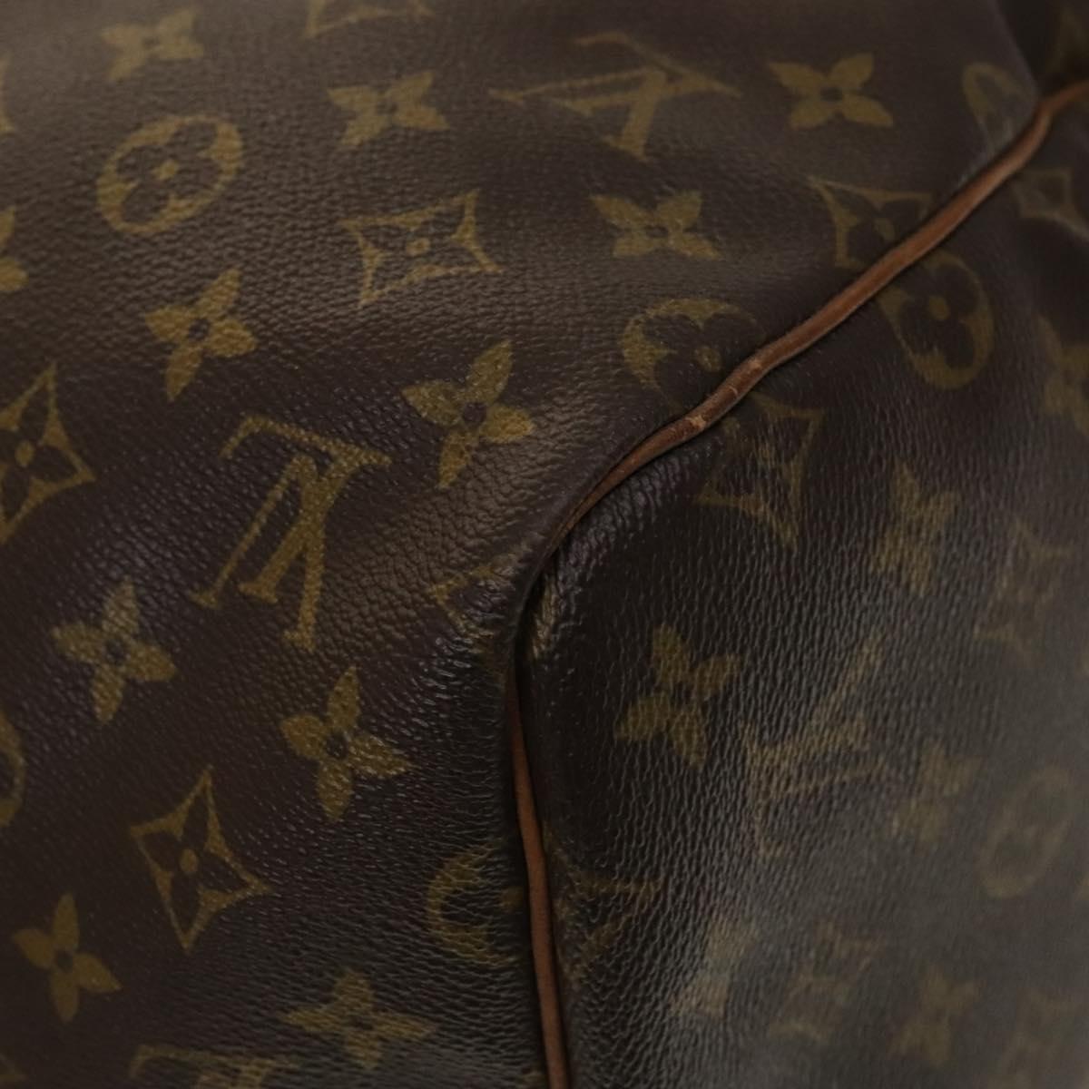 Louis Vuitton Keepall 55 Brown Canvas Travel Bag (Pre-Owned)
