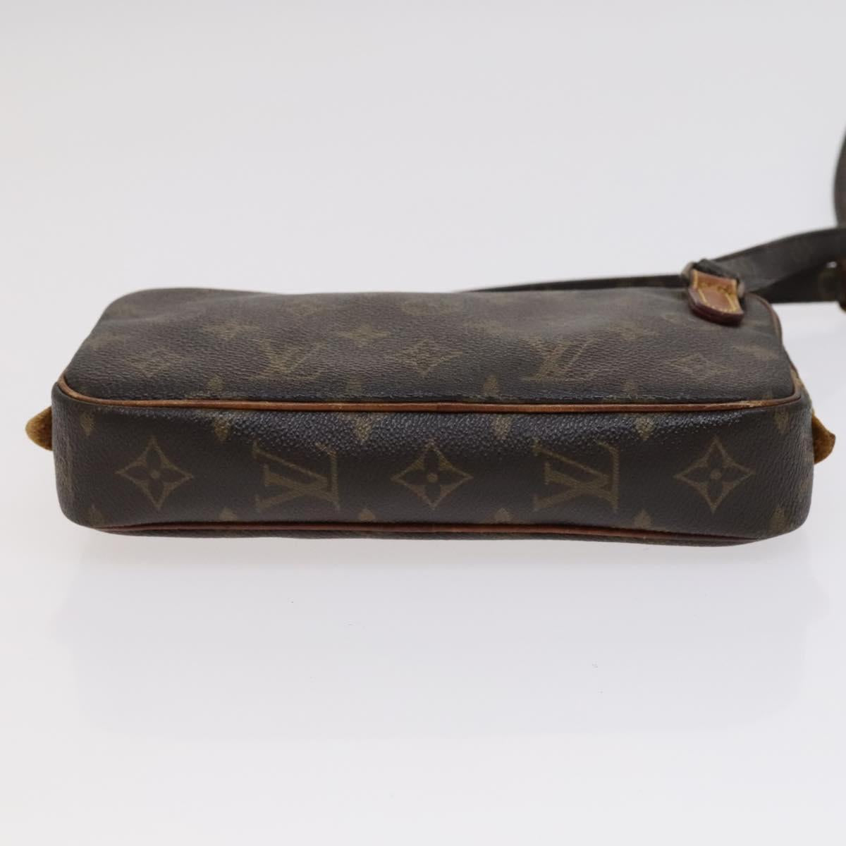 Louis Vuitton Marly Brown Canvas Shoulder Bag (Pre-Owned)