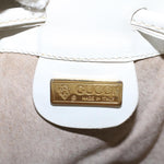 Gucci White Leather Shoulder Bag (Pre-Owned)