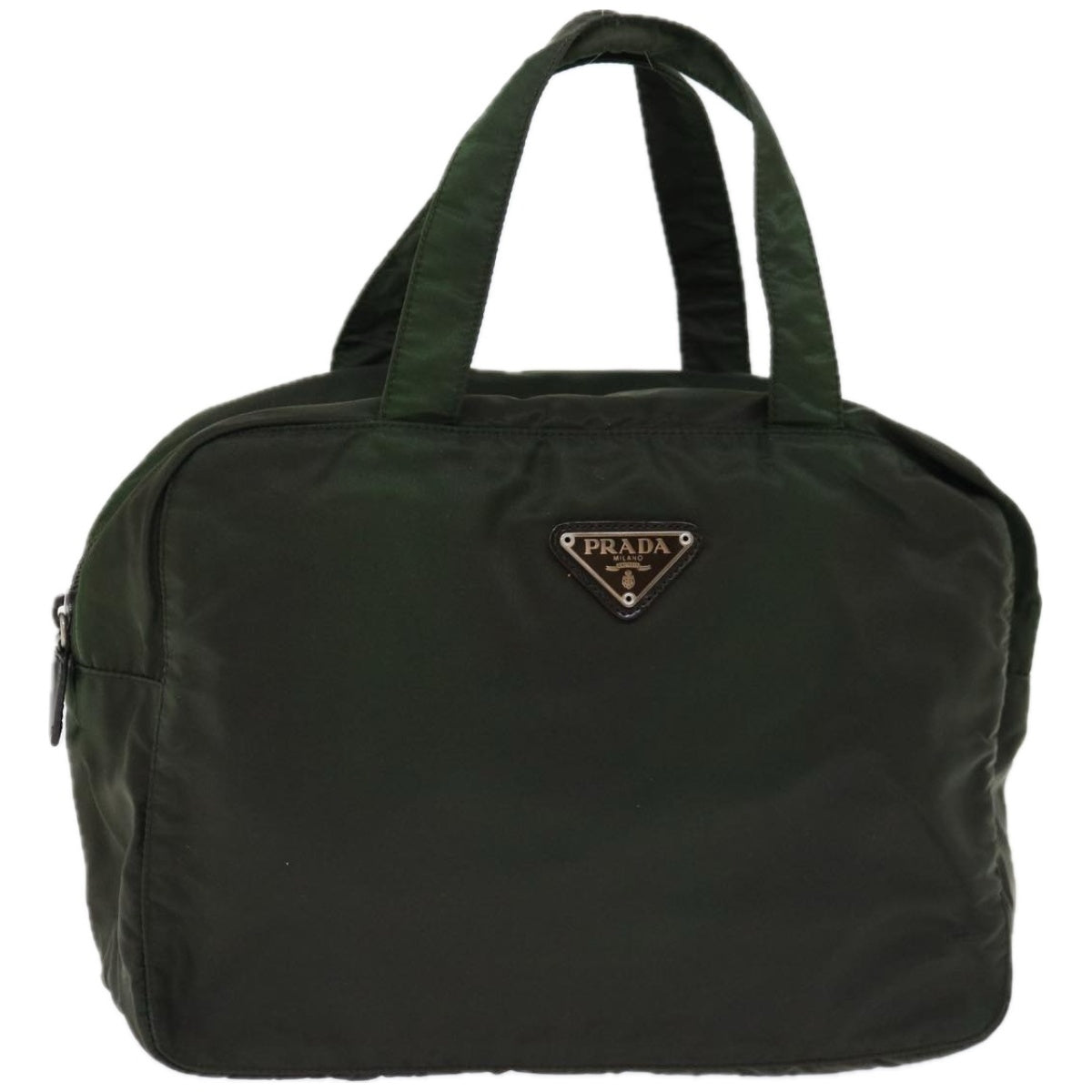 Prada Tessuto Green Synthetic Handbag (Pre-Owned)