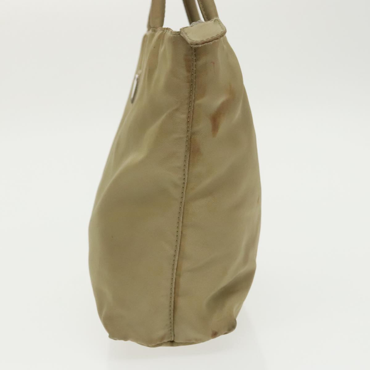 Prada Tessuto Beige Synthetic Tote Bag (Pre-Owned)