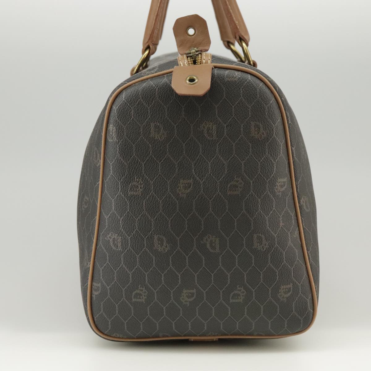 Dior Honeycomb Black Canvas Travel Bag (Pre-Owned)