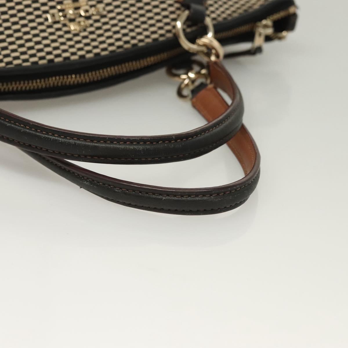 Coach Black Canvas Handbag (Pre-Owned)
