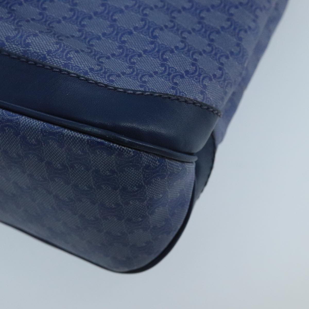 Céline Triomphe Navy Canvas Handbag (Pre-Owned)