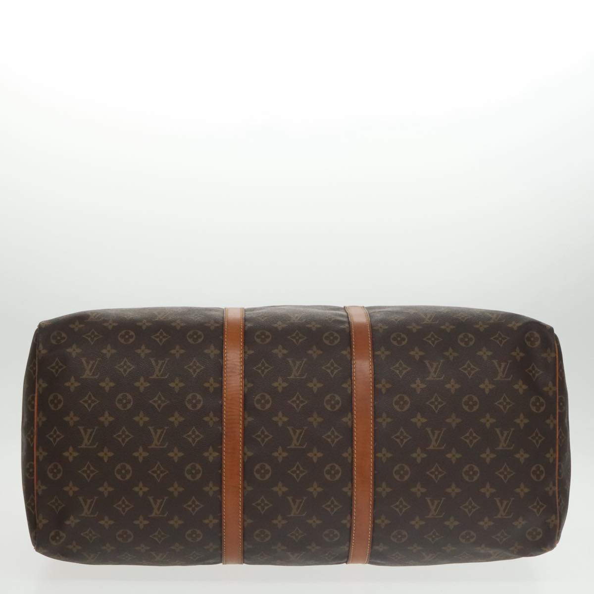 Louis Vuitton Keepall 60 Brown Canvas Travel Bag (Pre-Owned)