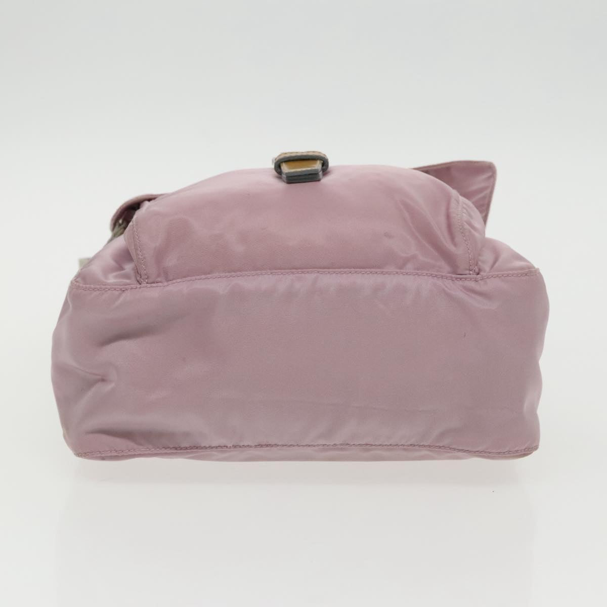 Prada Tessuto Pink Synthetic Shoulder Bag (Pre-Owned)