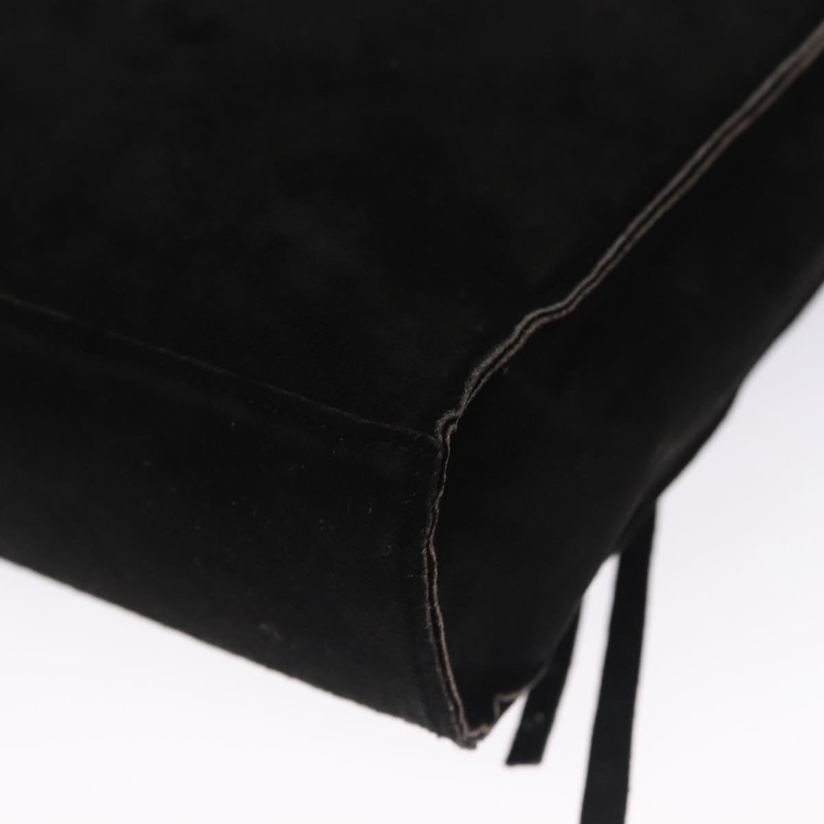Chanel Black Suede Tote Bag (Pre-Owned)