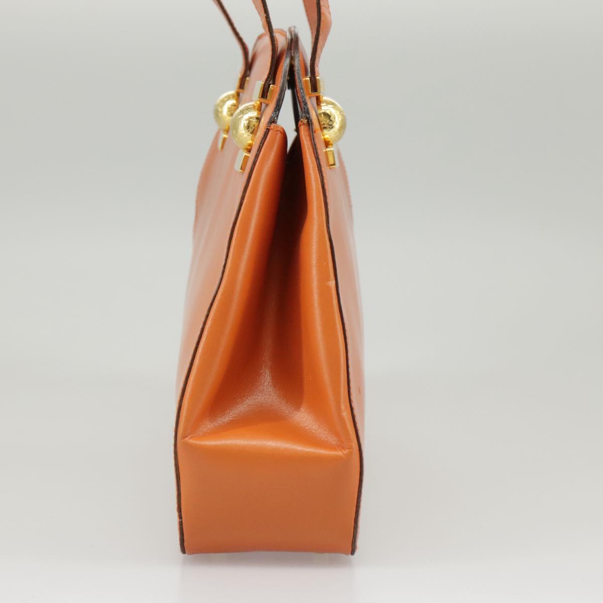 Céline Orange Leather Shoulder Bag (Pre-Owned)