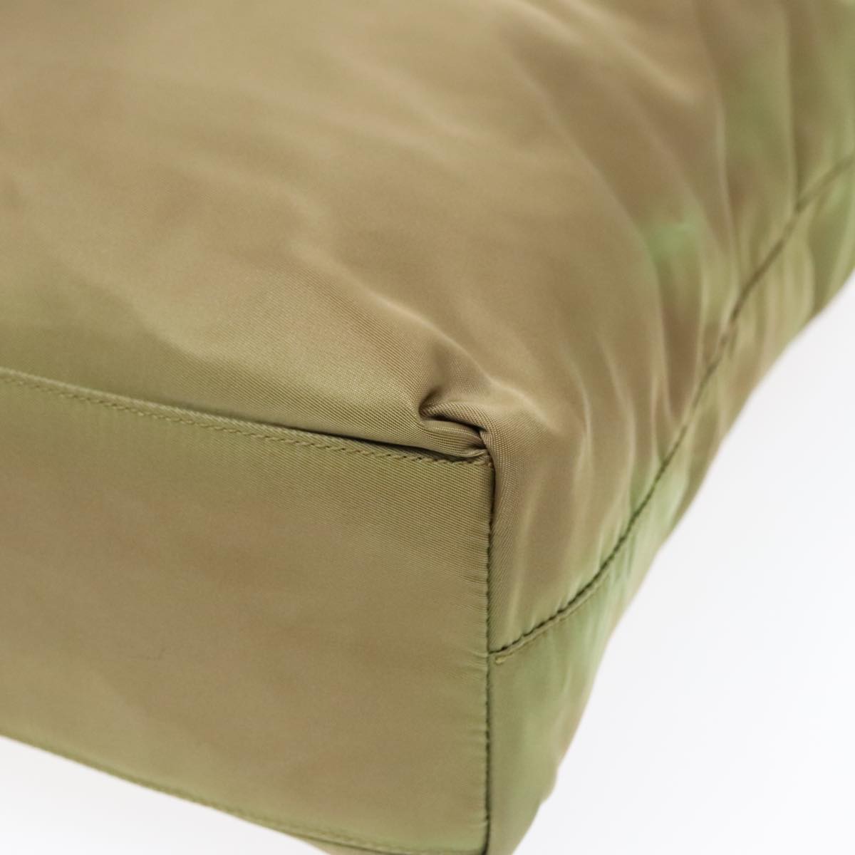 Prada Tessuto Green Synthetic Tote Bag (Pre-Owned)