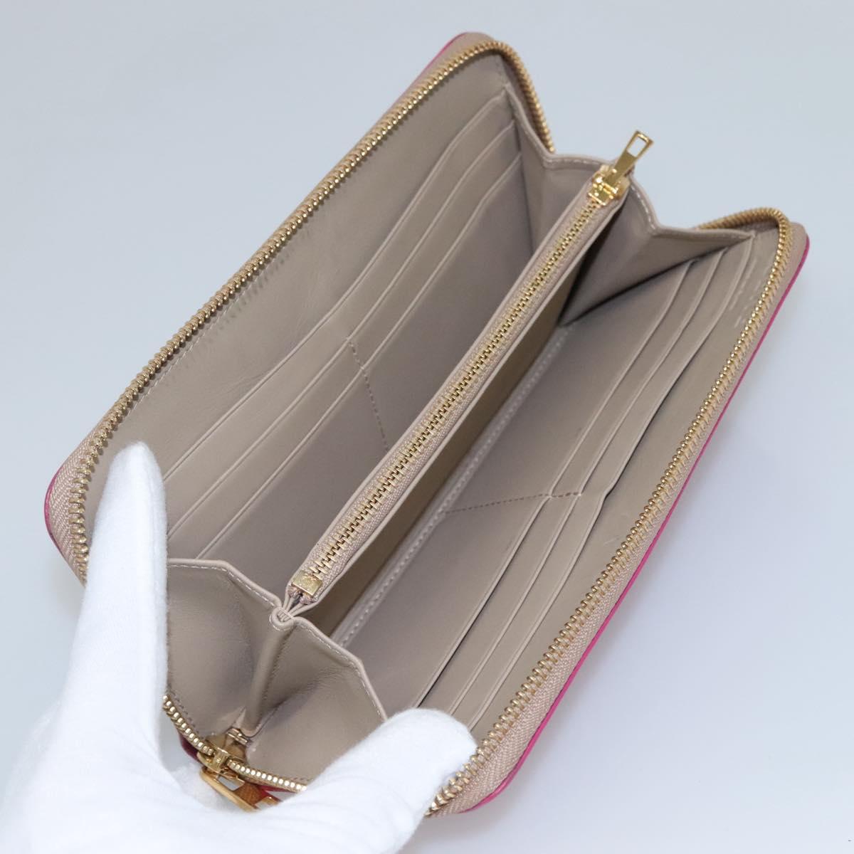 Loewe Anagram Pink Leather Wallet  (Pre-Owned)